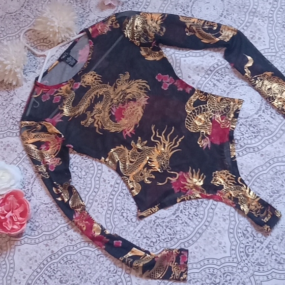 Black Sheer bodysuit - Picture 5 of 14